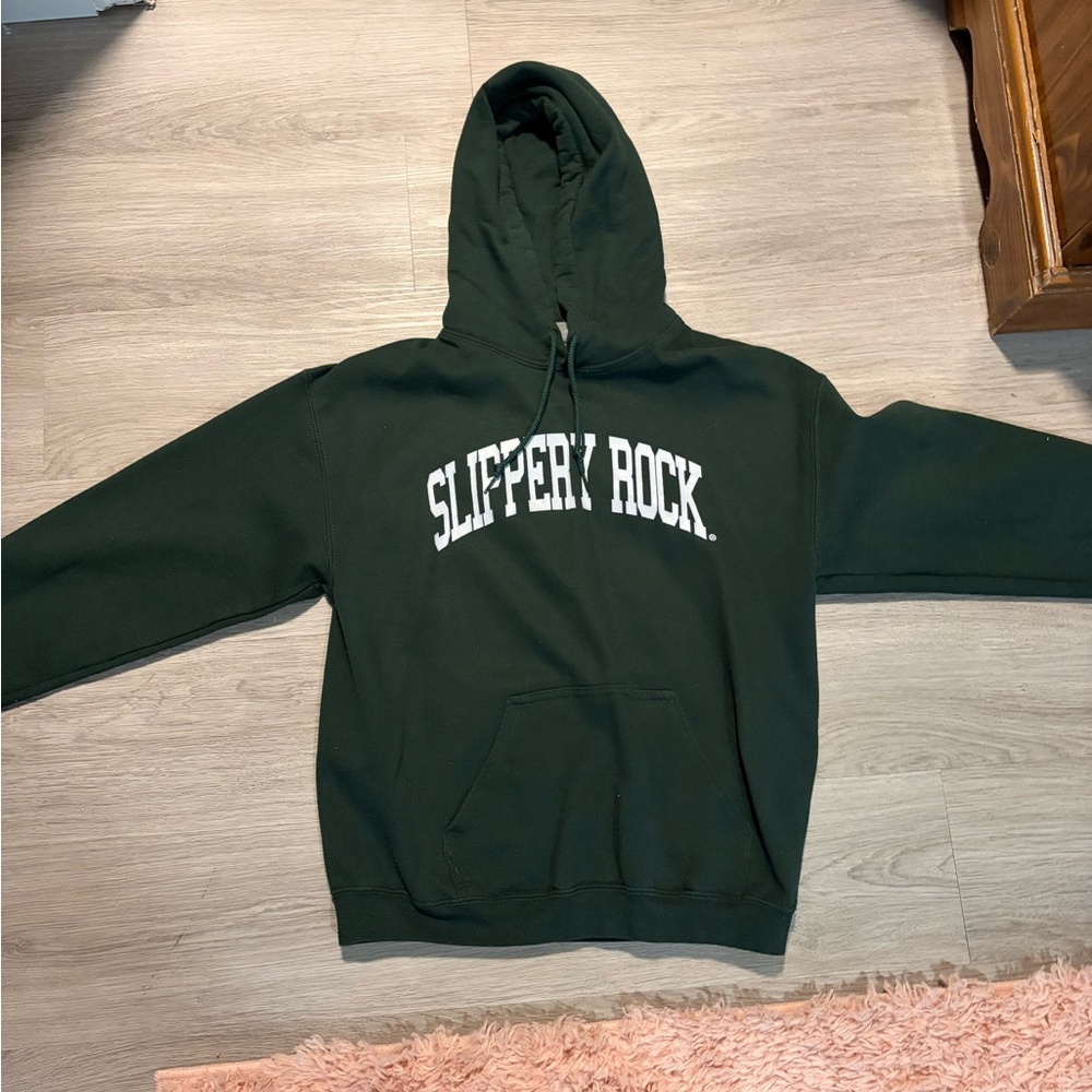 Dark Green Slippery Rock University Hoodie